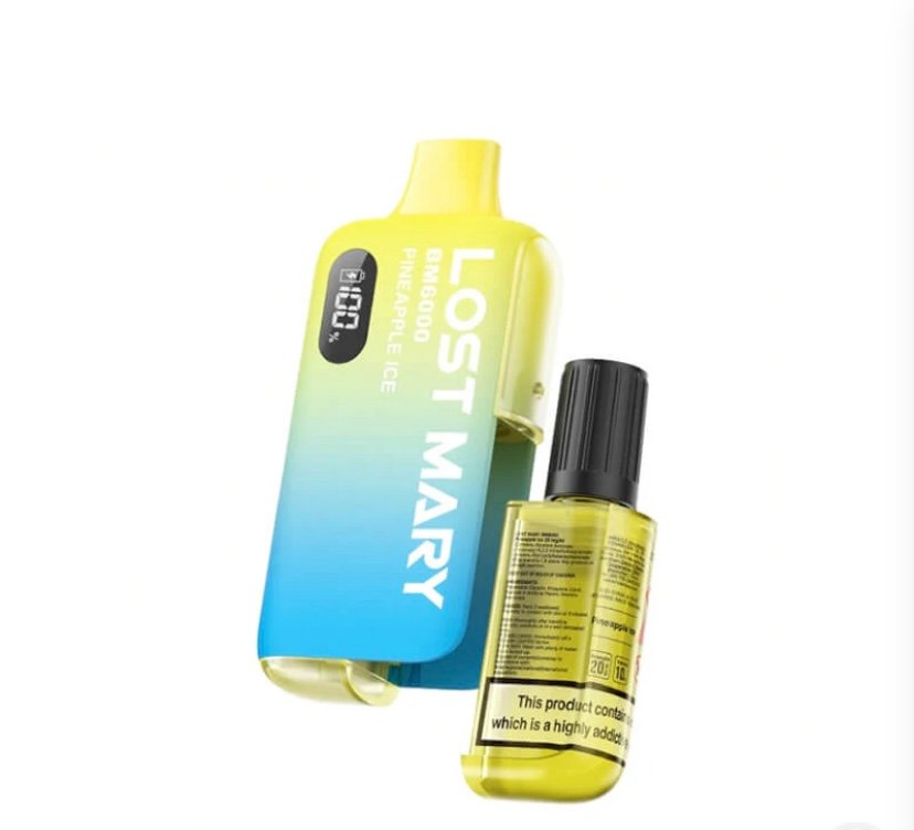 Lost Mary BM6000 Pineapple Ice Disposable Vape - 20mg
