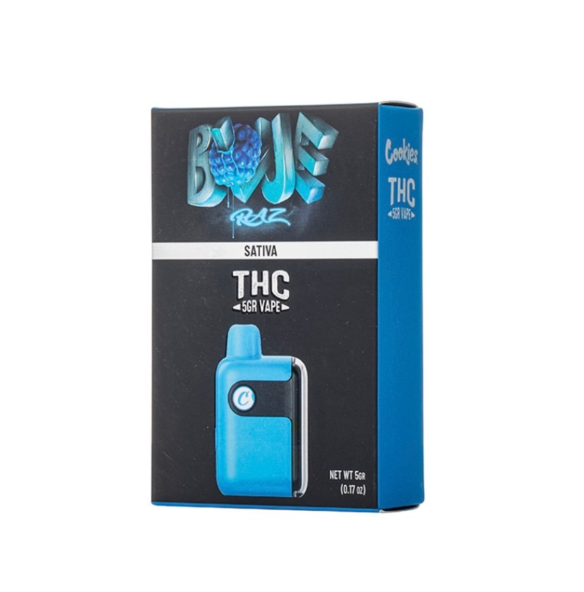 Blue Razz Cookies THC Disposable 5G