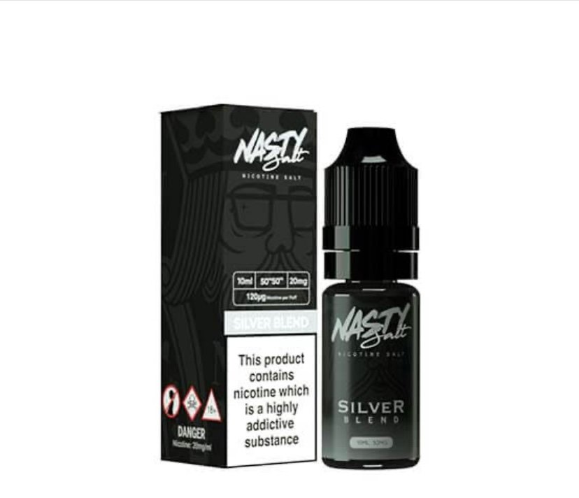 Nasty Juice Nic Salt 10ml - Silver Blend