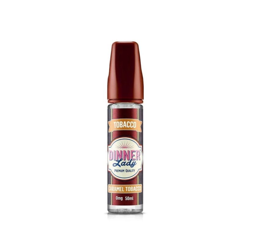Dinner Lady 50ml Shortfill - Tobacco Range - Caramel Tobacco