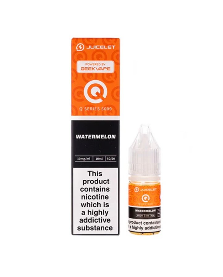 Watermelon Q Series 6000 Nic Salt E-Liquid by Juicelet