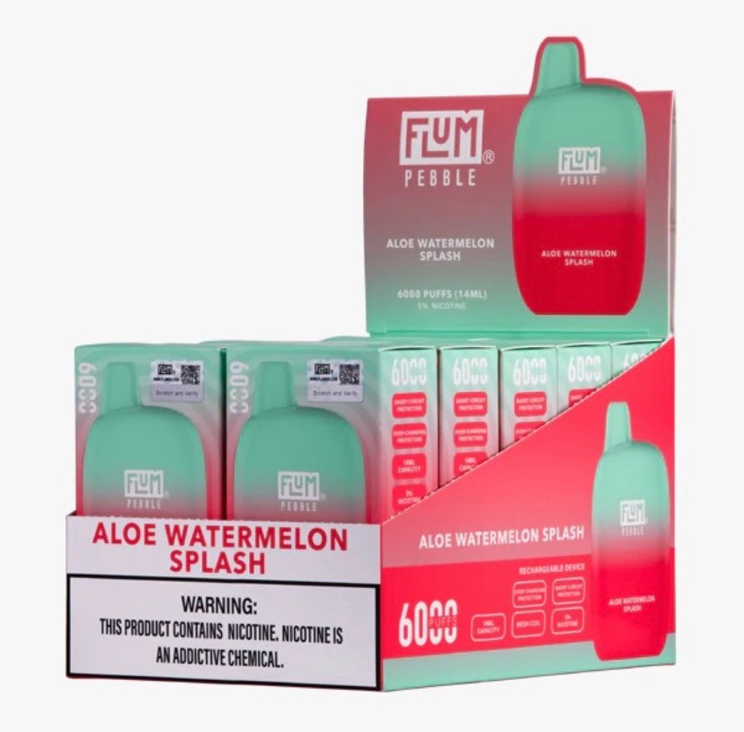 Aloe Watermelon Splash 6000 puffs (10 pack)