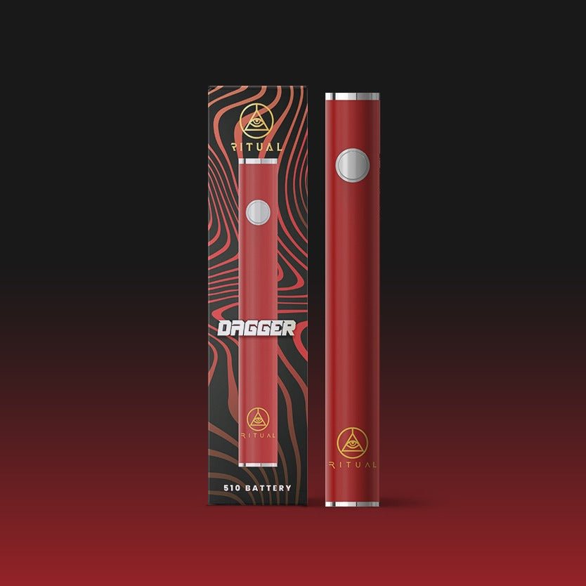 Ritual | Dagger 510 Variable Voltage Pen Battery – Red