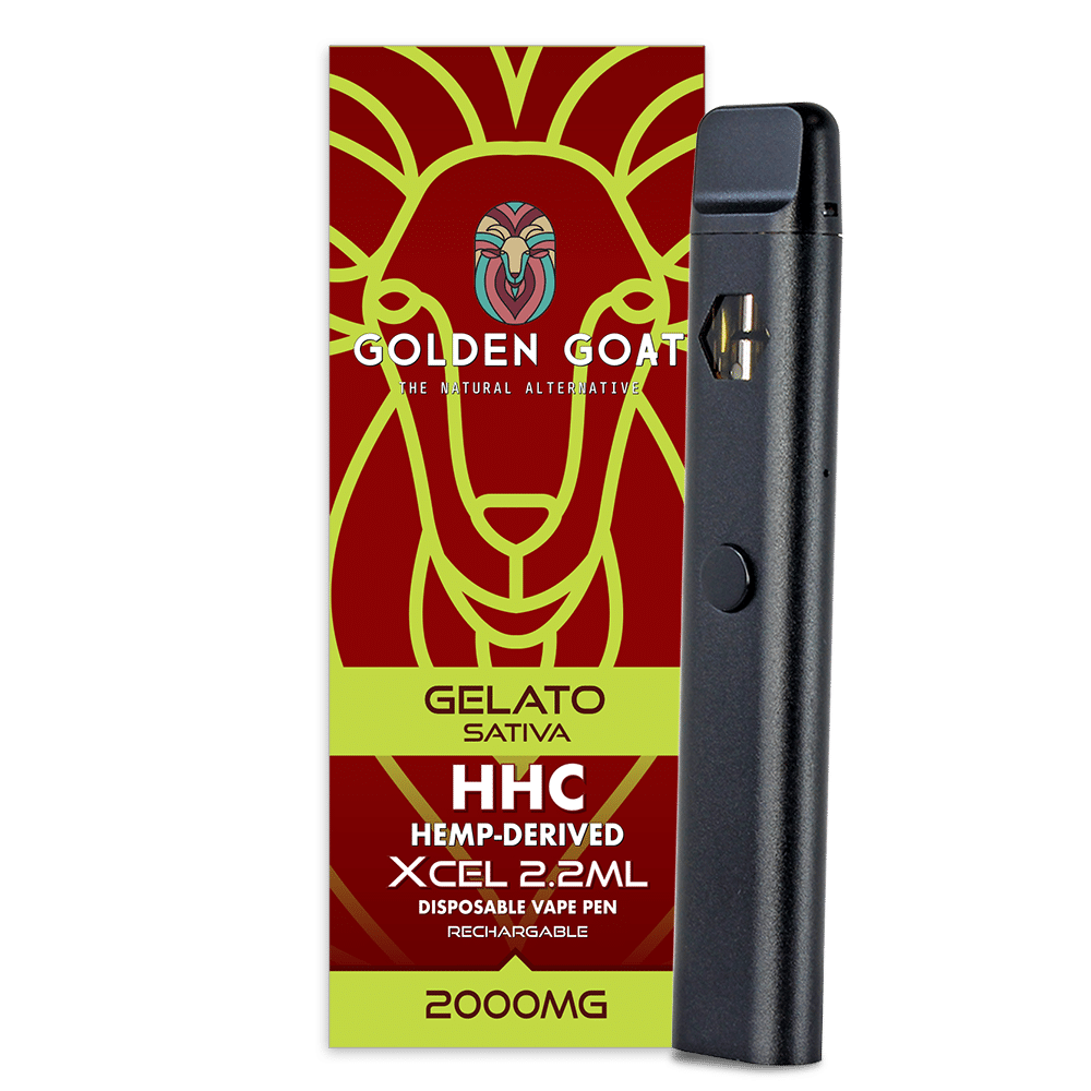 HHC Vape Device, 2000mg, Rechargeable/Disposable – Gelato