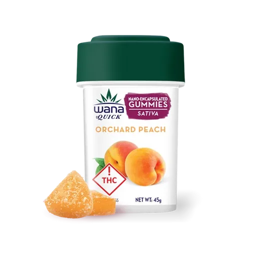 ORCHARD PEACH (MED) Wana Gummies