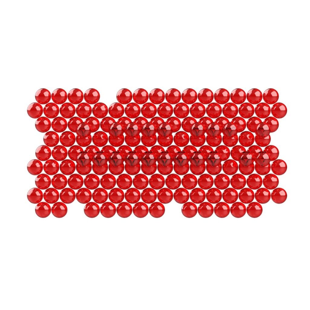 Angus Enhanced Ruby Ball 100 Pieces – 3mm