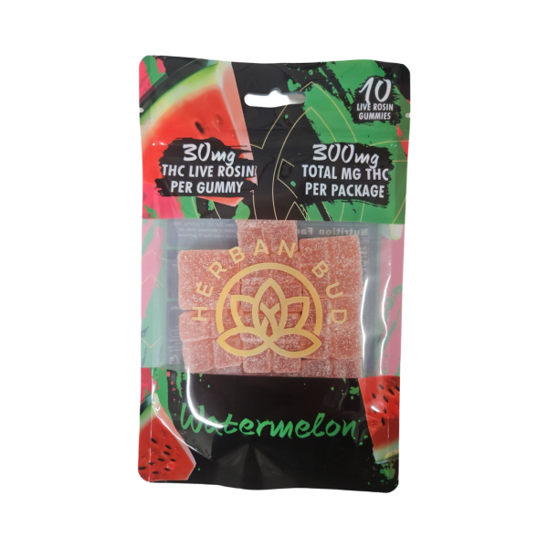 Delta-9 THC Gummies – 300mg – Watermelon