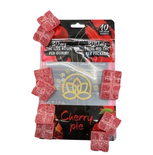 Delta-9 THC Gummies – 300mg – Cherry Pie