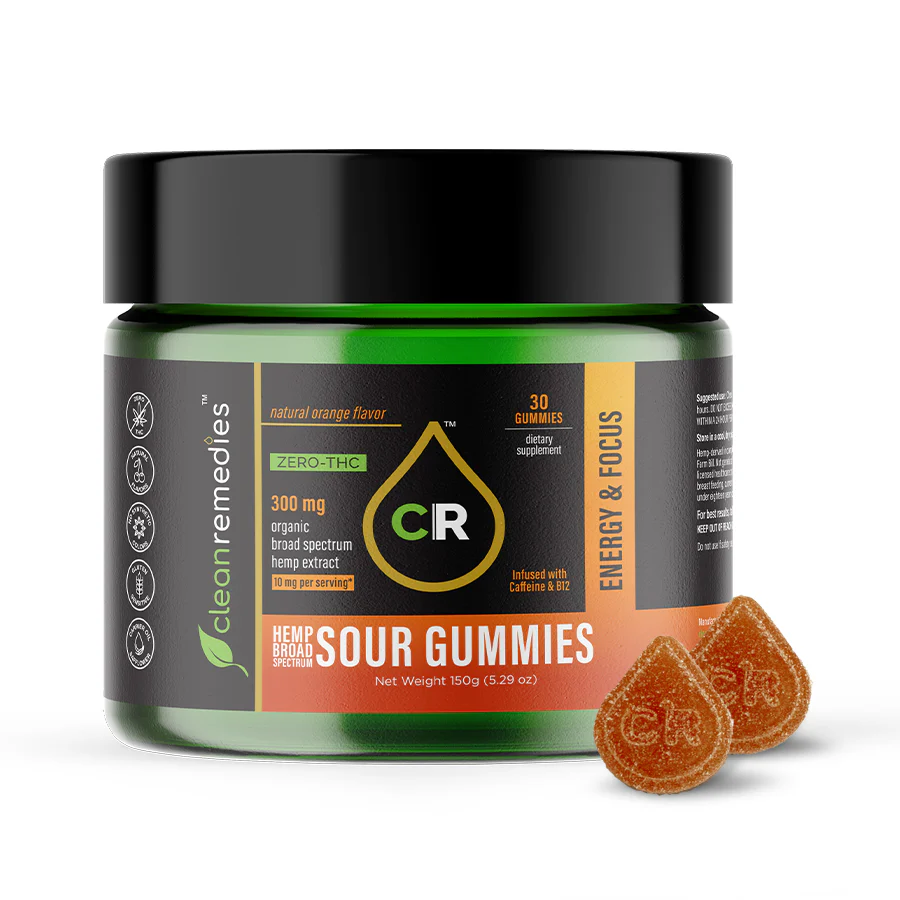 Energy & Focus CBD Gummies 300mg
