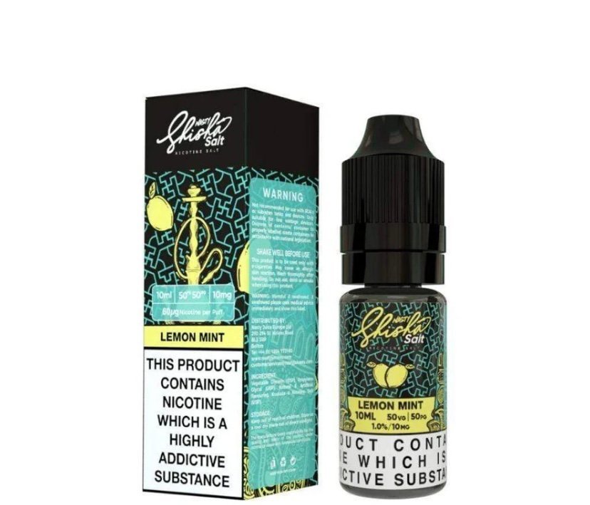 Nasty Juice Shisha Nic Salts 10ml – Lemon Mint