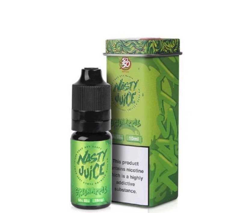 Nasty Juice 10ml E-Liquid – Green Ape – Green Apple 50/50