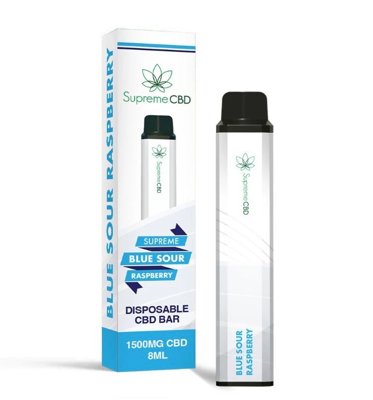 CBD Disposable Vape – Blue Sour Raspberry (1500mg)
