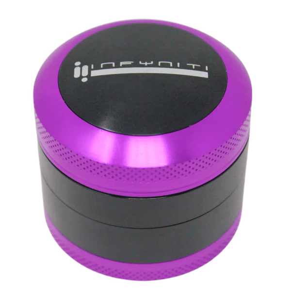 Infyniti Convex 50mm 4-Piece Grinder - Purple