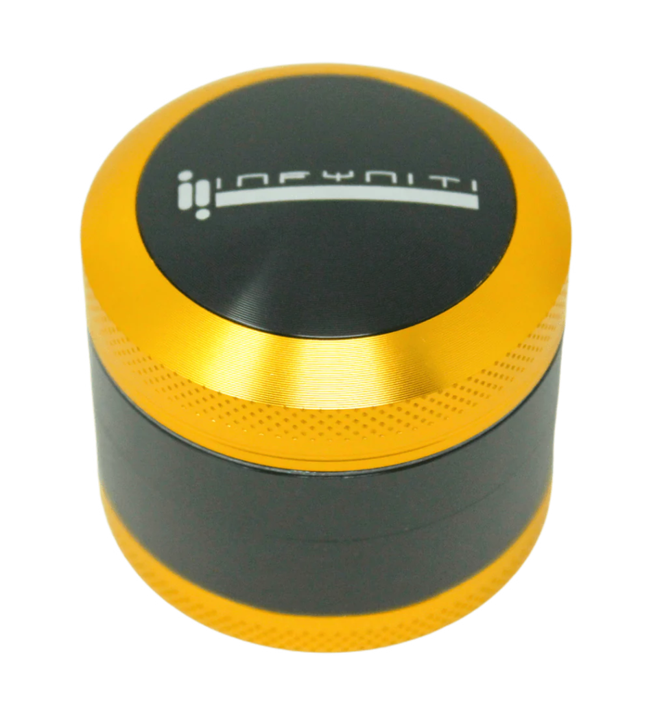 Infyniti Convex 50mm 4-Piece Grinder - Gold