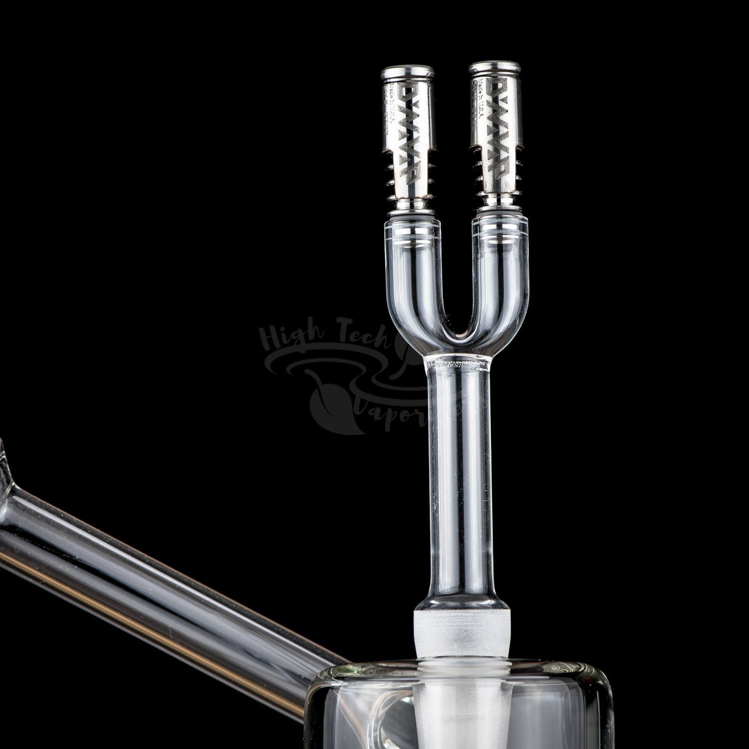 3in1 Double Barrel Glass VapCap Stem - Image 2