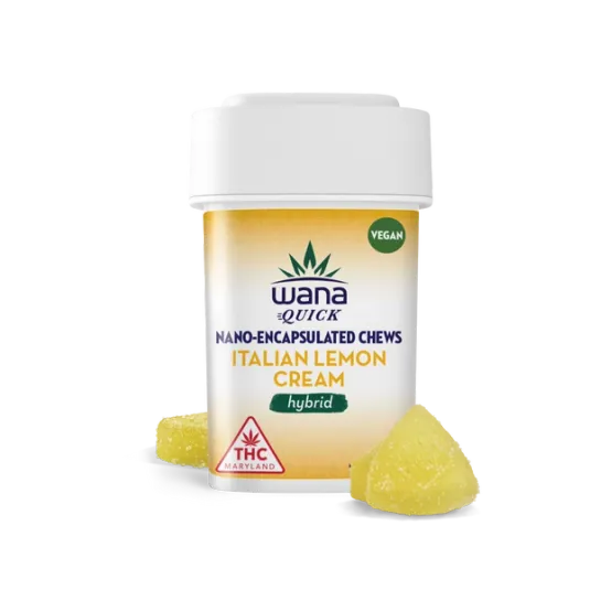 ITALIAN LEMON CREAM (MED) Wana Gummies