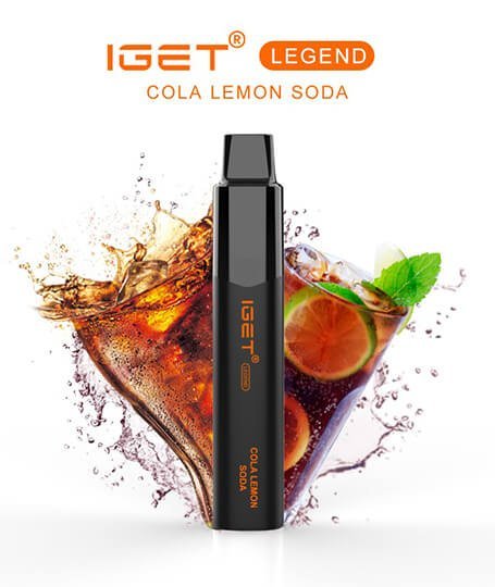iGET LEGEND VAPE 4000 PUFF – COLA LEMON SODA