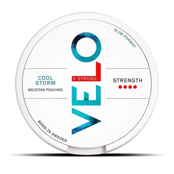 VELO Nicotine Pouches Cool Storm X-Strong